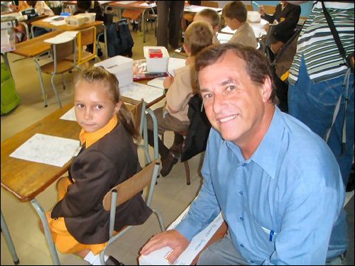 Grade One first day at school