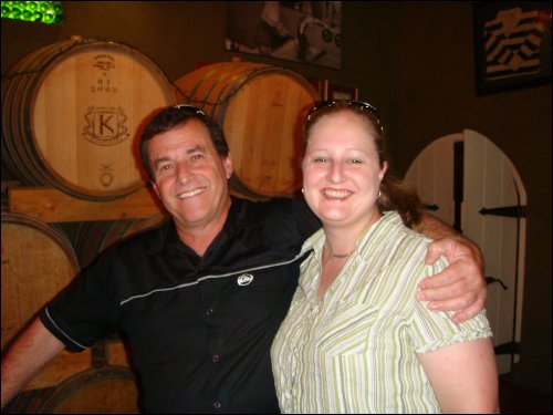 Winne Cellar with Sandra